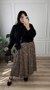 Torebka MINI zamsz - czarna