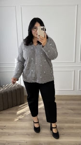 Kardigan GORGIA - szary