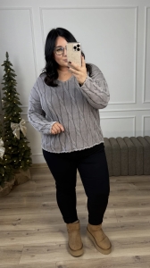 Sweter FELIS - szary (serek)    