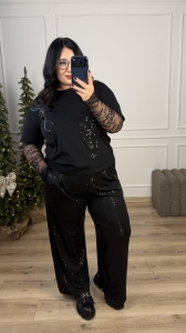 Spodnie BLING BLING - czarne  