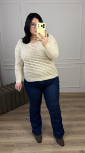 Sweter OLENA - złoty