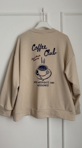 Bluza COFFEE CLUB - beż