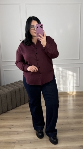 Koszula ALPE - bordo