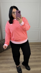 Bluza OLIVIA - róż/pomarańcz