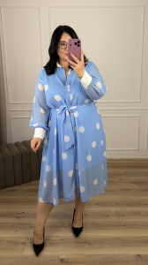 Sukienka LILIANA - błękit