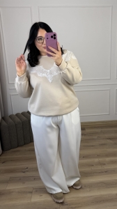 Spodnie MOLLY - śmietanka