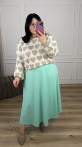 Spódnica MILA - mięta