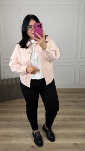 Kurtka SYLVIE - pudrowa (MNIEJSZA)