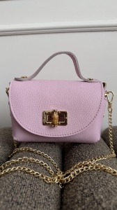 Torebka MILANO skóra - róż