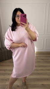 Sukienka LUSSI - pudrowy róż