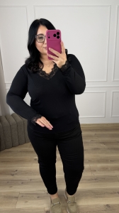 Bluzka IDEALNA BAZA - czarna