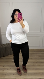 Bluzka ABII - biała