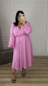 Sukienka LAILA - róż barbie