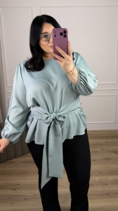 Bluzka BOWIE - szałwia [XL]