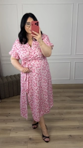 Sukienka ROZALIA - róż