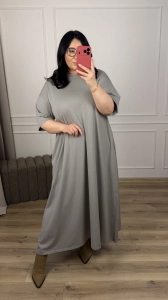 Sukienka WIYA - szara