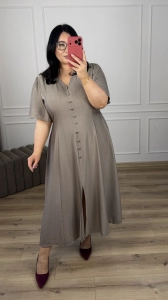 Sukienka DALIA - fango