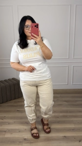 Bluzka PARIS - biała