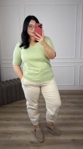 T-shirt DOTY - matcha