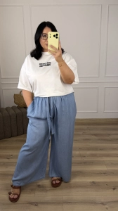 Spodnie EVA - jasny jeans