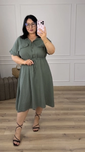Sukienka ISABELLA - khaki