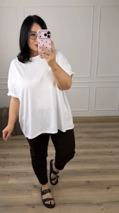 T-shirt OVER - biały 