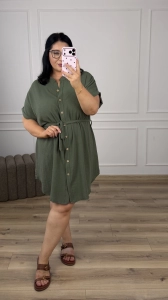 Sukienka MALAGA - khaki