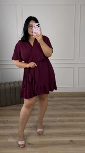 Sukienka ZUZANNA - bordo