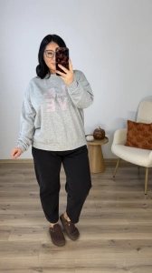 Bluza LOVE - szara