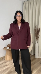 Marynarka SIMETRIC - bordo