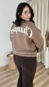 Bluza CHAMPAGNE - czekolada