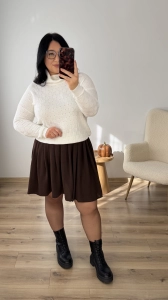 Spódnica ELISA - czekolada