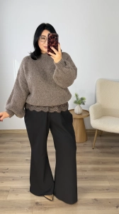 Sweter FLORE - fango