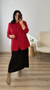 Marynarka BUTTON - czerwona